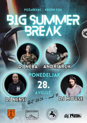 DJ žurka „Big Summer Break“ u ponedeljak u Požarevcu - Hit Radio Pozarevac, Branicevski okrug