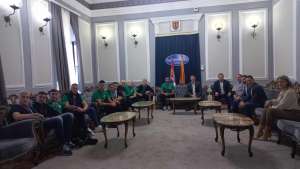 Prijem za bronzane futsalere - Hit Radio Pozarevac, Branicevski okrug