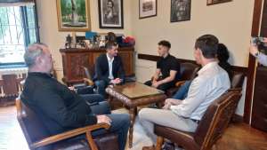 Prijem za Petra Vefića kod gradonačelnika Požarevca - Hit Radio Pozarevac, Branicevski okrug
