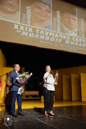 Biljana Keskenović pobednica svečanosti “Milivoje Živanović” - Hit Radio Pozarevac, Branicevski okrug