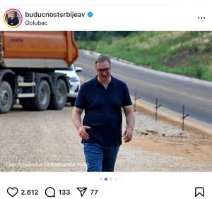 Vučić obišao radove na Dunavskom koridoru: „Menjamo lice Srbije“ - Hit Radio Pozarevac, Branicevski okrug