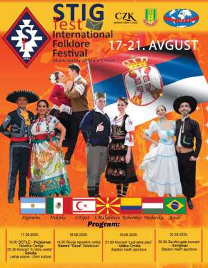 Malo Crniće domaćin internacionalnog festivala folklora „Stig fest" - Hit Radio Pozarevac, Branicevski okrug