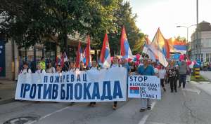 Protest protiv blokada okupio više građana nego prošle nedelje - Hit Radio Pozarevac, Branicevski okrug