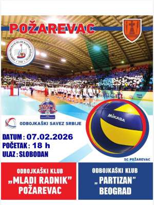 Mladi radnik dočekuje Partizan u subotu u Požarevcu - Hit Radio Pozarevac, Branicevski okrug