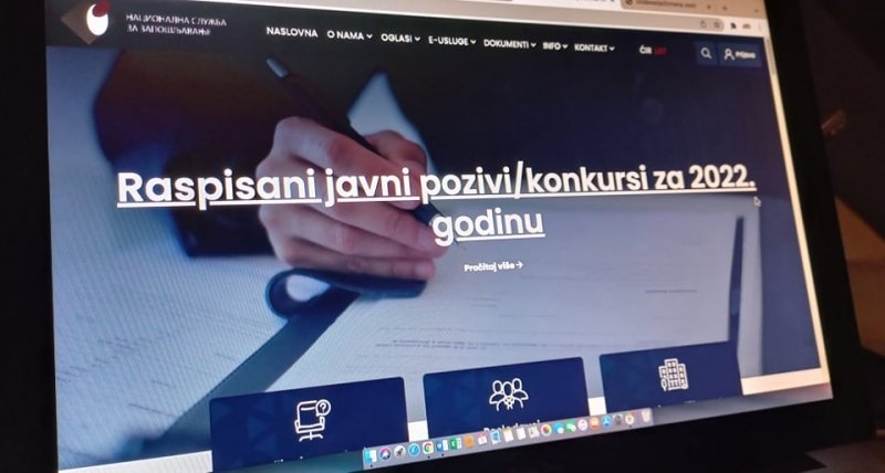 Novi veb-sajt Nacionalne službe za zapošljavanje