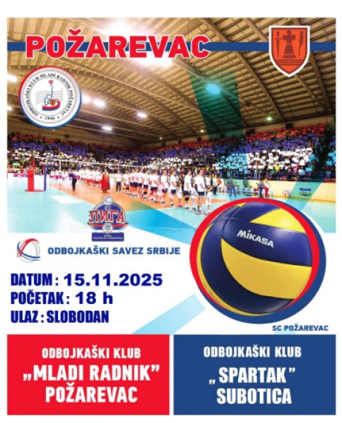 Mladi radnik dočekuje Spartak u subotu