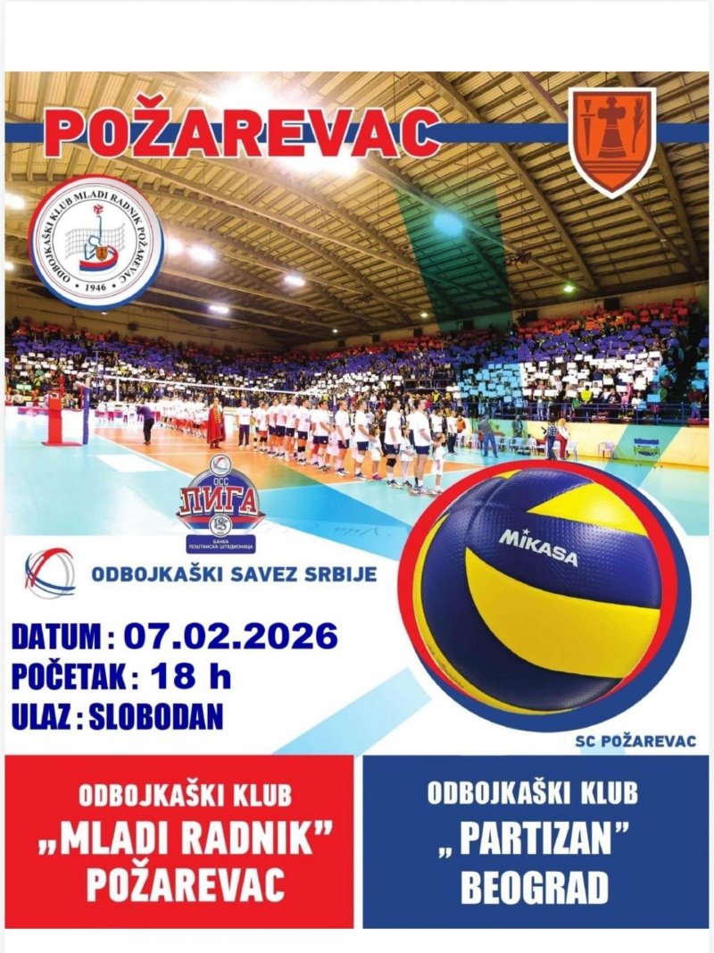 Mladi radnik dočekuje Partizan u subotu u Požarevcu